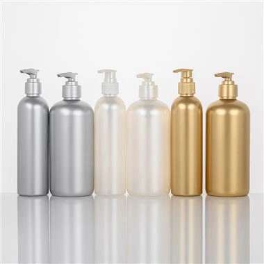 Sticlă de șampon din plastic PET